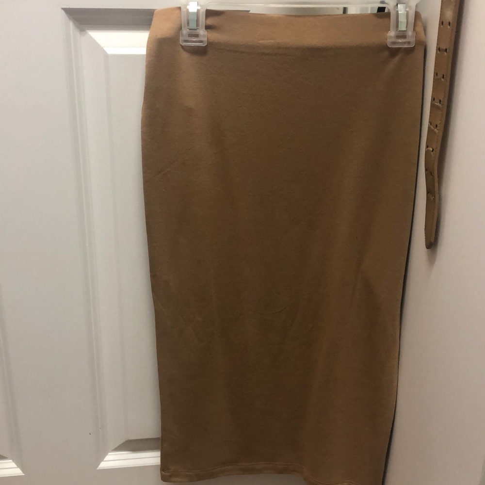 Beige Maxi Skirt